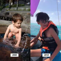 7 Potret Armand Anak Farah Quinn, Beranjak Remaja & Ganteng Abis