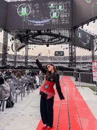 7 Potret Audi Marissa Tonton Konser BTS di Hari ke-3, Pamerkan Momen Ikut Soundcheck