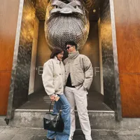 7 Potret Brisia Jodie dan Alden Liburan ke Shanghai, Pengantin Baru Romantis Banget