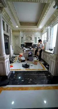 8 Potret Dapur Mewah Saaih Halilintar, Sedang Dibersihkan Sambil Putar Lagu Ameena
