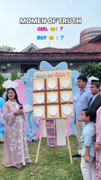 7 Potret Gala di Gender Reveal Frans Faisal, Bakal Punya Sepupu Perempuan