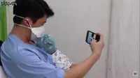 7 Potret Hari Pertama Irwansyah Jadi Ayah, Bingung Lihat Baby Ukkasya Nangis Terus - Belajar Gendong dan Begadang Tapi Gak Berasa Capek