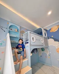 7 Potret Kamar Anak Melody Prima Bertema Luar Angkasa