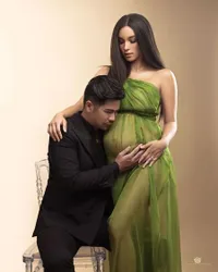 7 Potret Maternity Shoot Terbaru Vanessa Lima Kakak Ipar Jessica Iskandar, Tetap Cantik Menawan di Balik Gaun Hijau Transparan