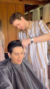 7 Potret Maxime Potong Rambut Sebelum Menikah dengan Luna Maya, Aura Gantengnya Nembus Layar