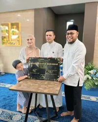 7 Potret Peresmian Masjid yang Jadi Mahar Pernikahan Irish Bella dan Haldy Sabri