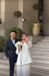 7 Potret Pernikahan Kakak Alyssa Daguise, Al Ghazali Kondangan ke Paris