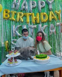7 Potret Pesta Ultah Kitkat Kucing Salmafina Sunan, Dirayakan Meriah Bareng Pacar