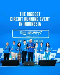 7 Potret Raffi Ahmad dan Nagita Slavina Ungkap Antusiasme Ikut Event Lari di Sirkuit Mandalika