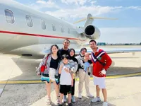 7 Potret Rini Pengasuh Rayyanza yang Jadi Sorotan Saat Diajak Liburan ke Eropa, Tetap Low Profile di Dalam Jet Pribadi