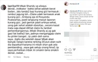 8 Potret Shandy Aulia Cari dan Temui Orang yang Hina Anaknya, Geram Baby Claire Dibilang Monyet - Disebut Kurang Gizi dan Lambat Pertumbuhannya.