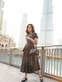 7 Potret Tasya Farasya Selama di Dubai, Tampil Selalu Stylish dan Menawan