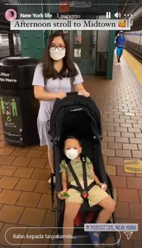 7 Potret Tasya Kamila Hidup di New York, Asyik Belanja Barang Branded - Kunjungi Tempat Indah yang Sering Terjadi Bunuh Diri