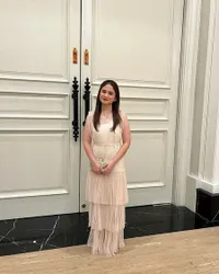 7 Potret Tissa Biani Kondangan Sendirian ke Nikahan Febby Rastanty, Dul Ke Mana?