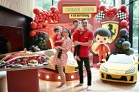 7 Potret Ulang Tahun ke-4 Raphael Moeis Putra Sulung Sandra Dewi, Dirayakan Meriah di Rumah - Unik Banget dengan Tema Ferrari World