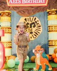 7 Potret Ulang Tahun ke-5 Ael Putra Sulung Sylvia Fully, Dirayakan Meriah Bertema Safari - Sang Bunda Tampil Cantik Dandan Ala Lara Croft