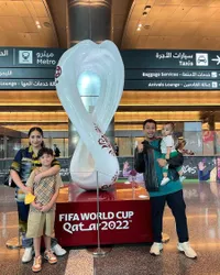 8 Foto Nagita Slavina di Qatar, Disebut Makin Cantik dan Bening Saat di Luar Negeri