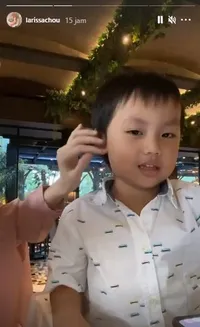 8 Momen Perayaan Ulang Tahun Yusuf Anak Larissa Chou, Hanya Berdua Tanpa Ditemani Alvin Faiz
