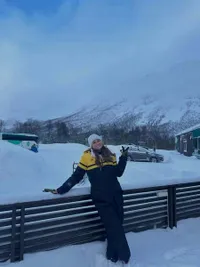 8 Potret Acha Septriasa Liburan di Norwegia, Lihat Aurora Pertama Kali