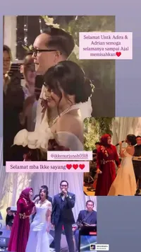 8 Potret Aldi Bragi Duet Bareng Ikke Nurjanah di Resepsi Pernikahan Anak, Sempat Malu-Malu