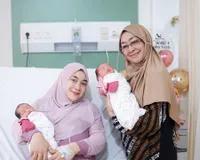 8 Potret Alma dan Alsha Anak Kembar Anisa Rahma, Semakin Bikin Gemas di Usia 5 Bulan - Cantik-cantik Kayak Mamanya
