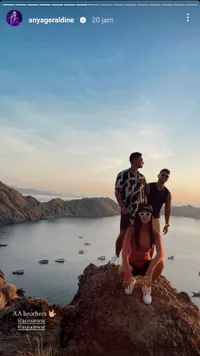 8 Potret Anya Geraldine Asyik Liburan ke Labuan Bajo, Pamer Bikini Body di Bawah Sinar Matahari Bikin Netizen 'Teranya-anya'