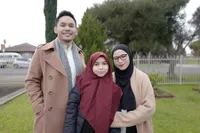 8 Potret Ben Kasyafani Rayakan Idul Adha di Australia, Salat Ied di Tengah Musim Dingin - Cantiknya Sienna Pakai Hijab Jadi Sorotan