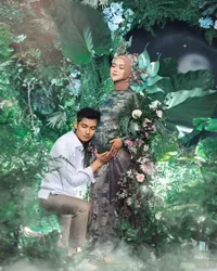 8 Potret Bumil Cantik Ria Ricis Jadi Peri Hutan di Maternity Shoot Terbaru, Pamer Kemesraan dengan Teuku Ryan