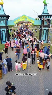 8 Potret Chacha Frederica Sulap Rumah Dinas Jadi Taman Rekreasi, Langsung Diserbu Masyarakat Kendal