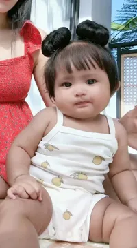 8 Potret Dek Cunda Belajar Bareng Bella Bonita, Rambut Cepolnya Bikin Gemas