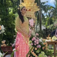 8 Potret Detail Busana dan Makeup Luna Maya di Siraman Jelang Nikah dengan Maxime Bouttier, Cantiknya Pake Banget