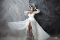 8 Potret Feby Febiola di Photoshoot Terbaru, Secantik Bidadari Meski dengan Kepala Gundul
