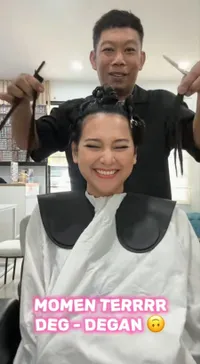 8 Potret Indah Permatasari Ubah Gaya Rambut Jadi Pendek, Arie Kriting Terpana Sampai Sebut Mirip Sosok Ini..