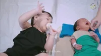 8 Potret Interaksi Gemas Dua Anak Nella Kharisma yang Usianya Berdekatan, Netizen: The Real Bibit Unggul