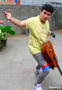9 Potret Kocak Aldi Taher Ungkap Alasan Bikin Lagu 'Why Mister Messi Why', Berawal Dari Sedih - Berharap Datang ke Indonesia