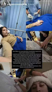 8 Potret Kondisi Terbaru Prilly Latuconsina, Harus Bedrest hingga Off Main HP