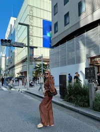 8 Potret Liburan Erin Taulany ke Jepang Bareng Anak, Tampil Stylish