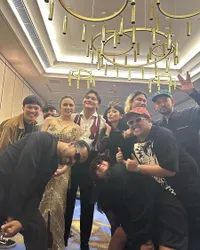 8 Potret Mahalini di Momen After Party Pernikahannya, Cantik Kenakan Gaun Panjang Penuh Rumbai-Rumbai - Asyik Joget Kala Rizky Febian Nyanyikan Lagu Koplo