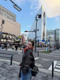 8 Potret Megan Domani Liburan ke Osaka, Ditemani Jeremie Moeremans