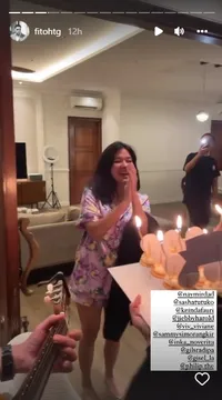 8 Potret Meriah Kejutan Ulang Tahun Naysila Mirdad, Dapat Cium dan Pelukan Hangat dari Arfito Hutagalung