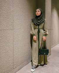 8 Potret Model Gamis Lesti Kejora yang Viral, Laris Manis di Pasar Tanah Abang Jelang Lebaran 2023