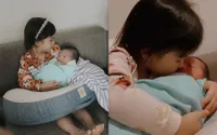 8 Potret Momen Kebersamaan Manis Nastusha dan Sang Adik Dante, Beri Pelukan Serta Ciuman Sayang
