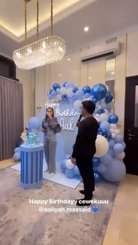 8 Potret Perayaan Ulang Tahun Aaliyah Massaid yang Ke-22, Dapat Kejutan Manis Dari Thariq Halilintar