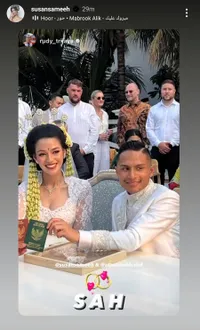 8 Potret Pernikahan Susan Sameh dengan Khalid Attamimi, Jadi Pengantin Jawa Saat Akad - Resepsi Bak Princess di Negeri Dongeng