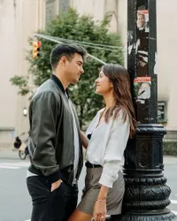 8 Potret Romantis Aurelie Moeremans Kencan dengan Tunangannya, Bagai Dunia Milik Berdua