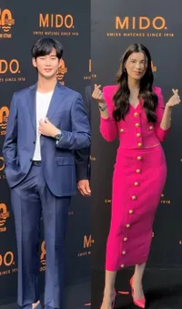 8 Potret Sabrina Chairunnisa Satu Event Bareng Kim Soo Hyun di Korea, Disapa Balik - Dapat Tanda Cinta