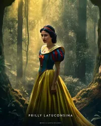 8 Potret Selebriti Indonesia Versi Live Action Disney AI, Prilly jadi Snow White hingga Iqbaal sebagai Aladdin