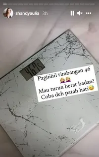 8 Potret Shandy Aulia yang Makin Langsing, Turun Berat Badan Jadi 46 Kg - Karena Patah Hati?