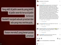 8 Potret Sonny Septian Diduga Sindir Inara Rusli Usai Menang Award, Sebut Soal Umbar Aib - Didukung Banyak Artis