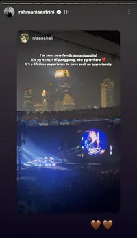 8 Potret Sosok Rahmania Astrini Jadi Pembuka Konser Music of Spheres World Tour di GBK, Dipilih Sama Pihak COLDPLAY Langsung!